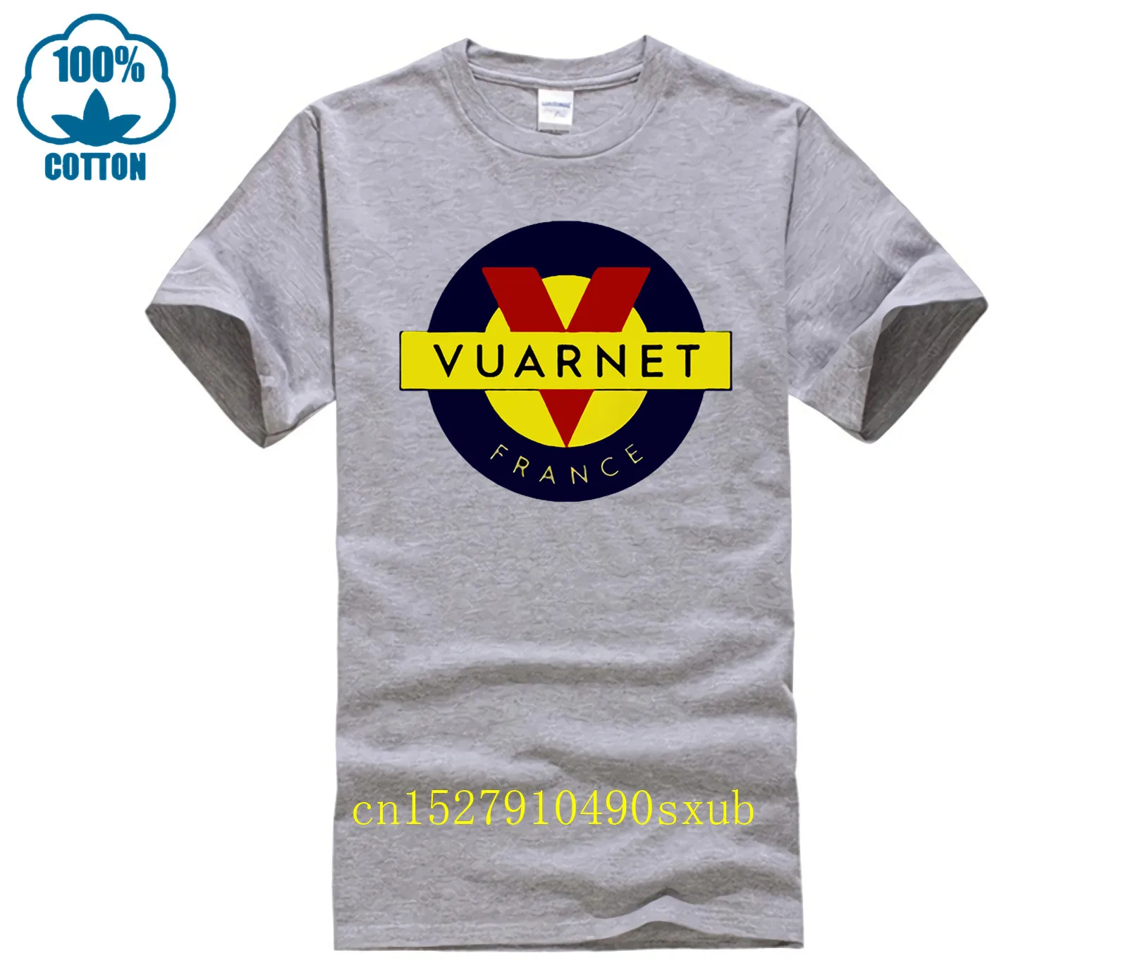 T Shirt Vuarnet Vintage Retro Iconic Reprint White Cotton Print Harajuku Short