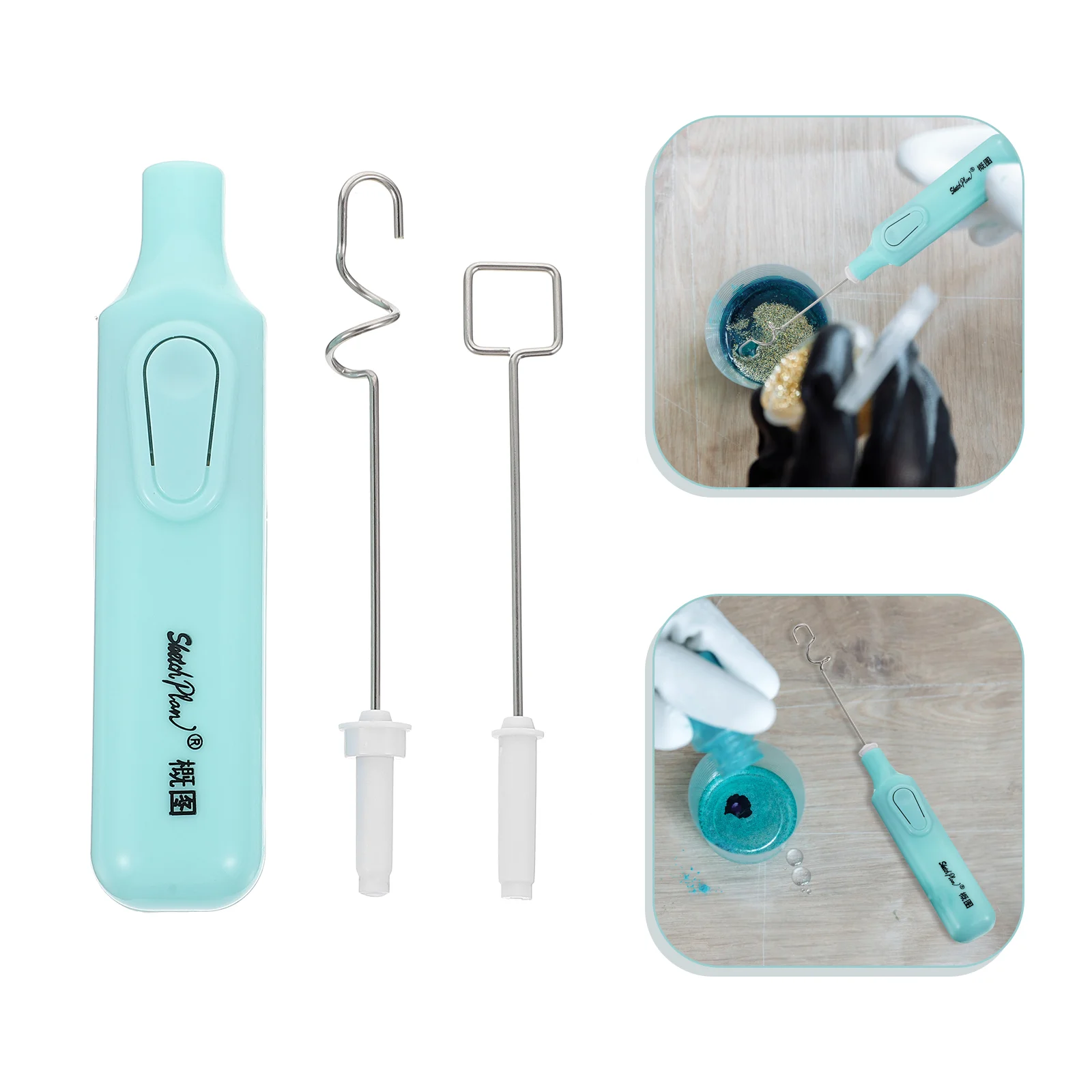 Shaker Gouache Mixer Portable Pigment Pigments Fast Stir Device Painting Color Blender Stirring Tool