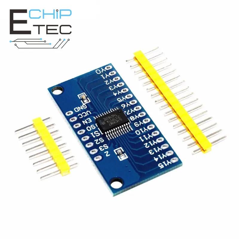 

Free shipping 1PCS/3PCS CD74HC4067 16-Channel Analog Digital Multiplexer Breakout Board Module For Arduino