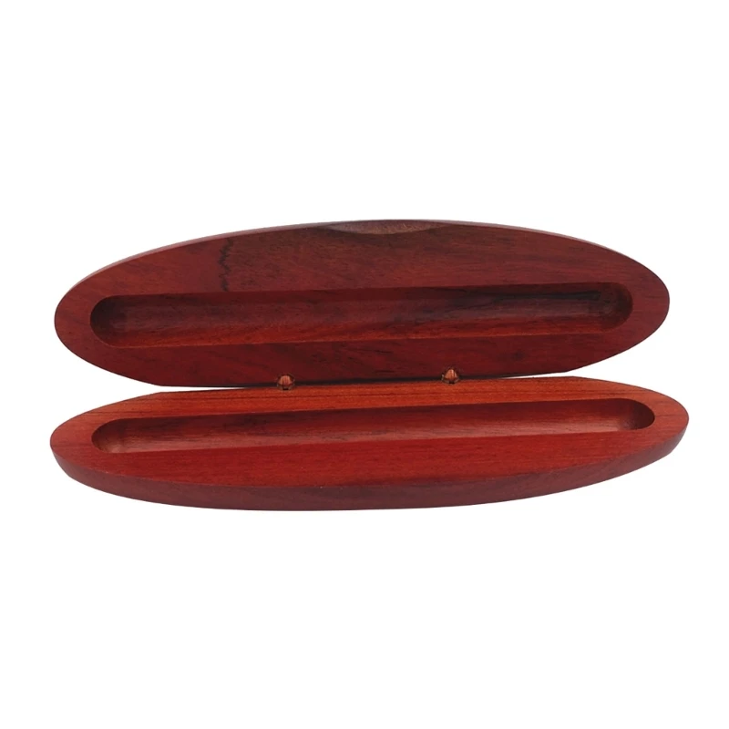 Single Pen Display Holder Wood Brush Box With Lid Pen Gift Box Desktop Organiser For Office School