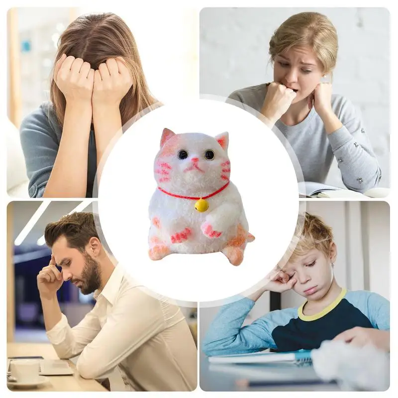 Антистрессовая игрушка для кошек Забавные игрушки Милый кот Стресс Моти