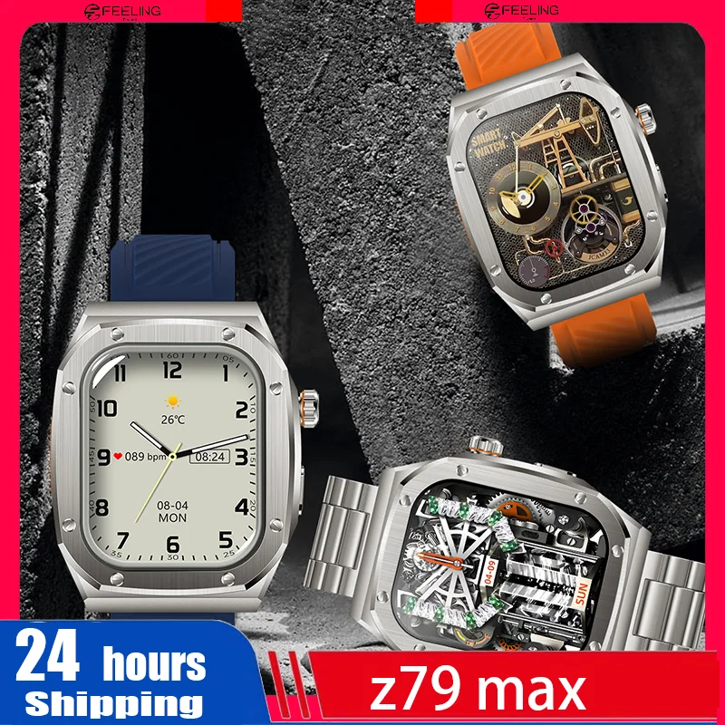 

Z79 Max Smart Watch Bluetooth Call Full Touch Ip68 Waterproof Smartwatch Blood Pressure 2.1''460mah Air Pressure Watch smartwatc