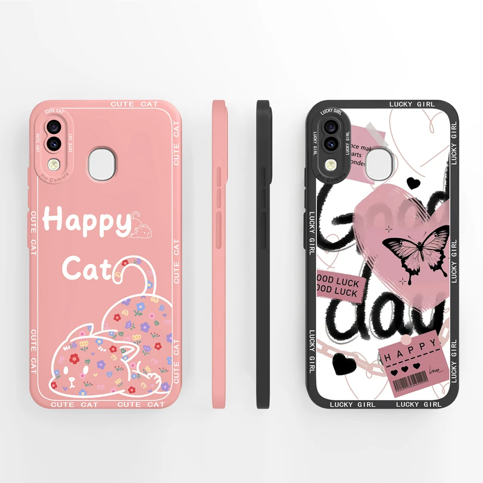 Чехол для Samsung Galaxy M10S модный креативный коллаж Бабочка Мягкий силиконовый чехол