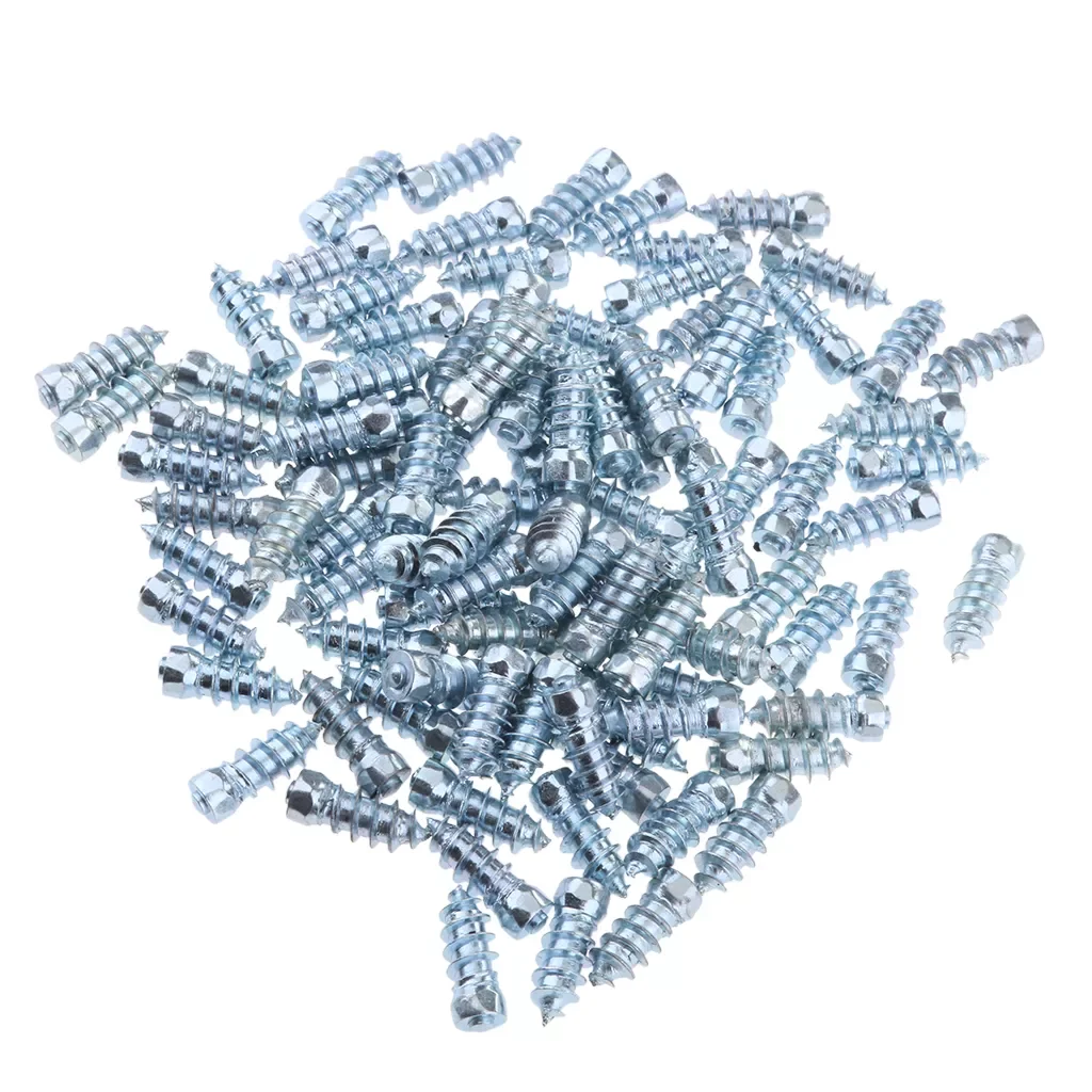 

100Pcs Anti-Slip Stud Screw Car SUV ATV Wheel Tyre Spikes 18mm