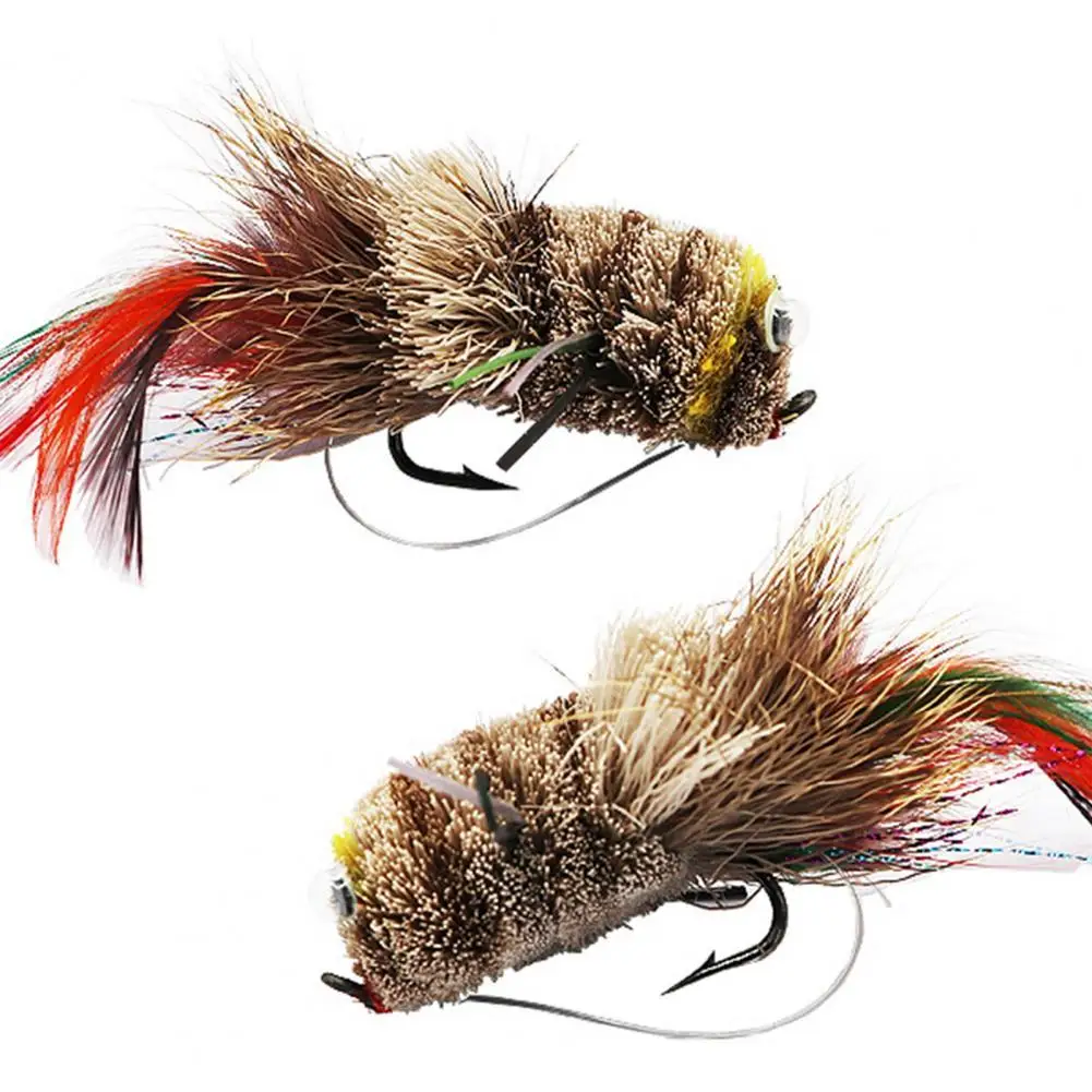 

Artificial Lure Innovative Vivid Hair Owl Artificial Lure Anti-deform Imitation Feather Fishing Bait