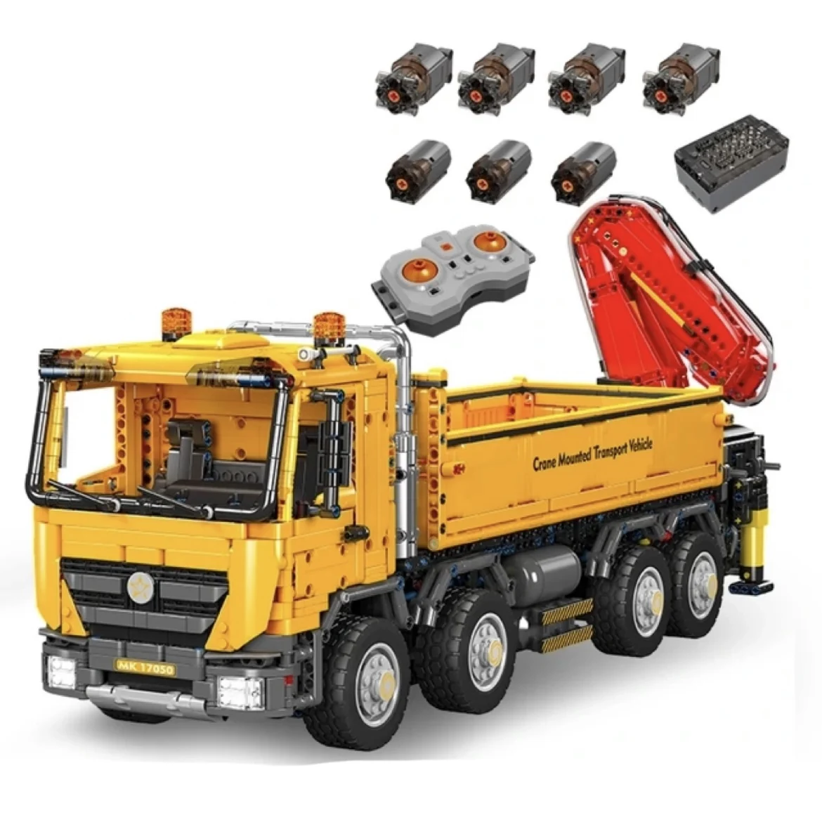 Технический самозагружающийся кран Mould King 17050 модель строительный блок с