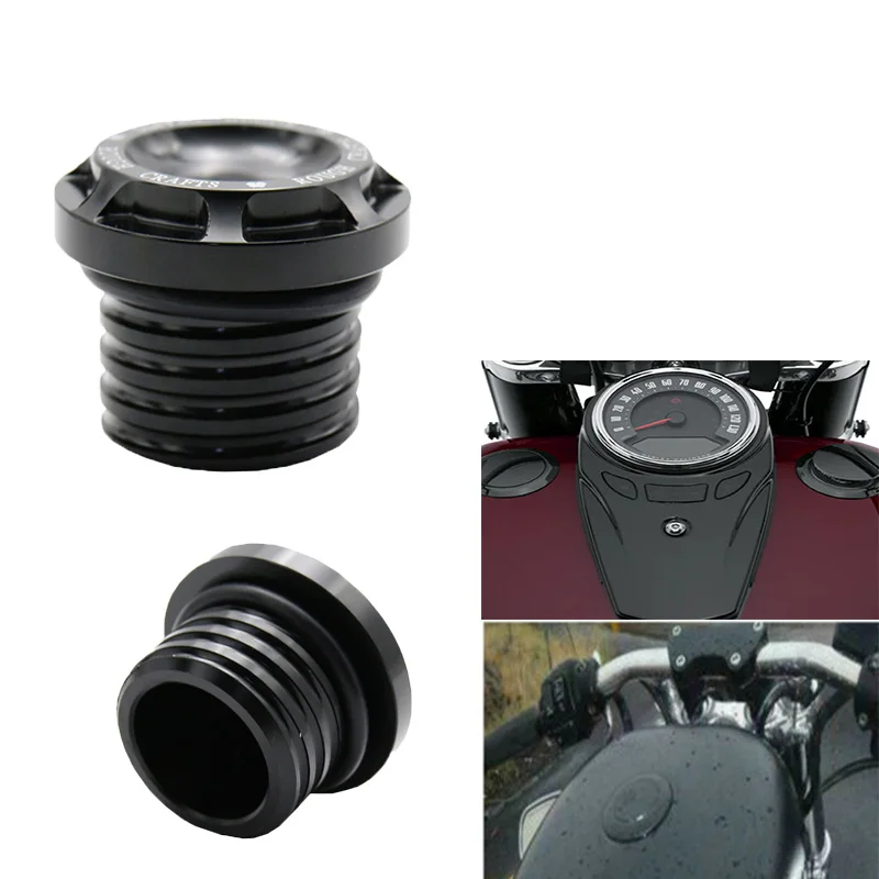 

Motorcycle Gas Cap Pop-Up Screw-In Flush Mount Fuel Tank Cover For Harley X48 X72 Moto Parts Accessories