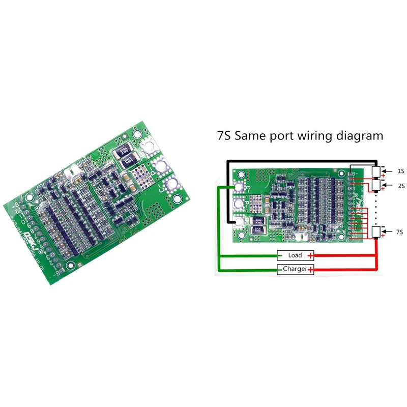 

6S-13S 7S 12S 25A Lifepo4 Life 18650 аккумуляторная батарея BMS Защитная плата зарядного устройства