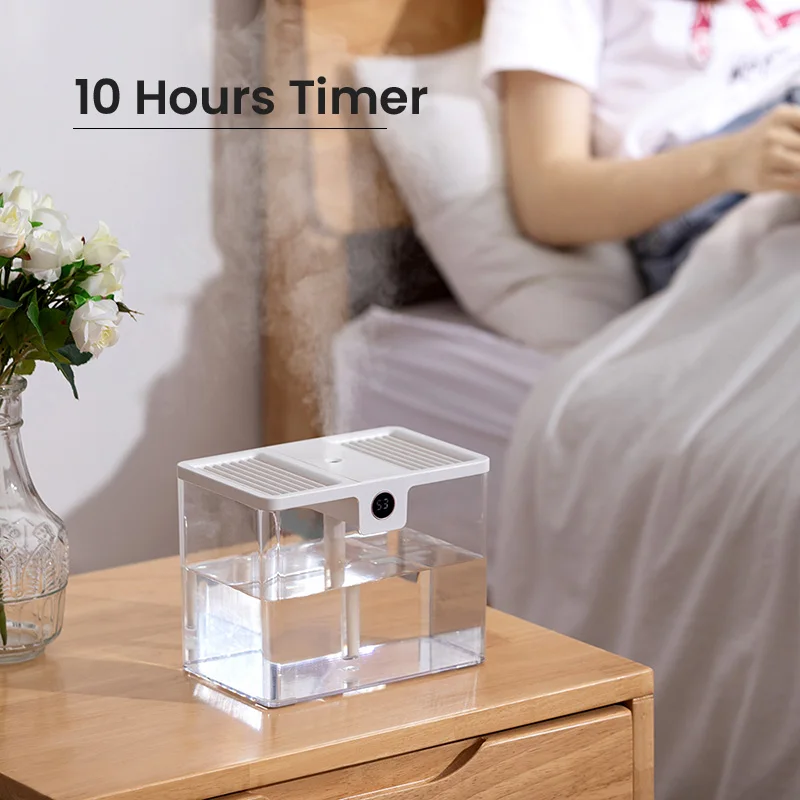 Портативный Настольный увлажнитель воздуха на 1 5 л с низким уровнем шума и