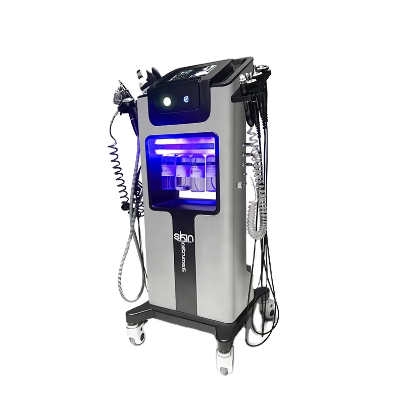 

Latest black pearl skin management comprehensive machine big bubble cleaning beauty instrument into ice sealed instrument