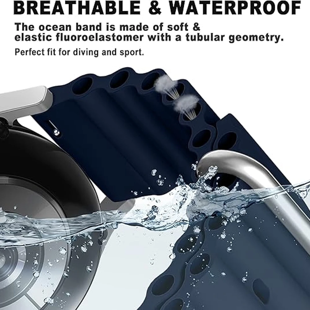 Ремешок 20 мм 22 для Samsung Galaxy Watch 7/6/5/4/5 Pro/6 classic 44 40 силиконовый спортивный браслет correa