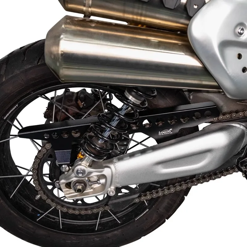 Щит цепи мотоцикла LOBOO для TRIUMPH SCRAMBLER 1200XE 2024 модифицированный щиток аксессуар из