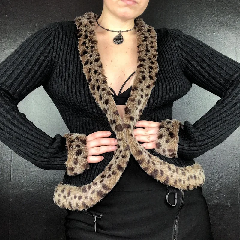 

Женская теплая куртка с леопардовым принтом, с воротником МАО и длинным рукавом, осень/зима 2021