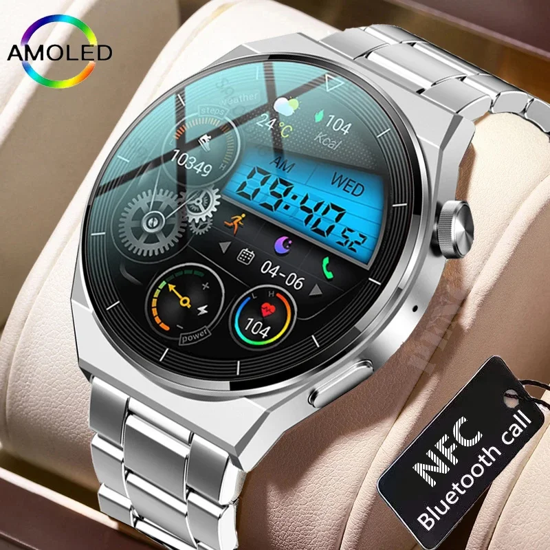

2023 NFC Smart Watch Men GT3 Pro AMOLED 390*390 HD Screen Heart Rate Bluetooth Call IP68 Waterproof SmartWatch For Huawei Xiaomi
