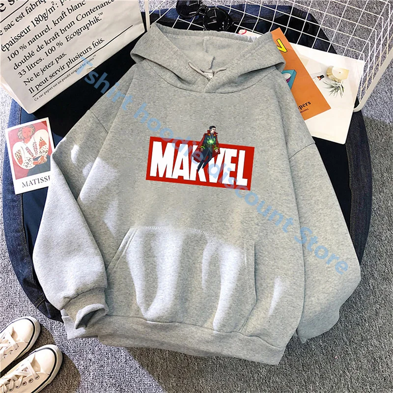 

Marvel Superhero Doctor Strange Anime Print Hoodies Women Cartoon Hoodie Unisex Casual Street Fashion Spring Autumn Hoodie Man