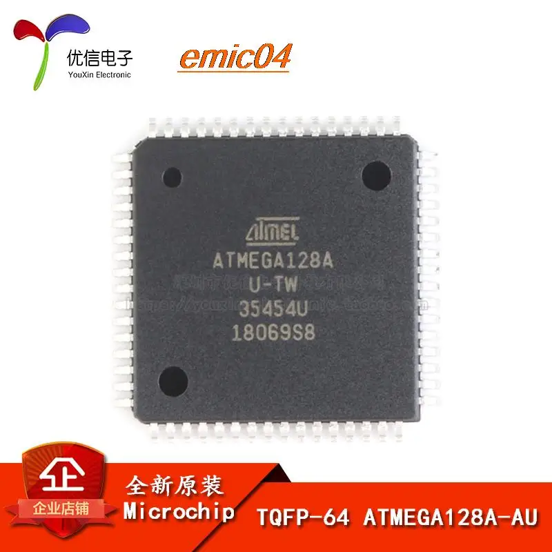 

Оригинальный stock ATMEGA128A-AU 8 AVR TQFP-64
