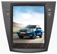 10 4 vertical screen android 9 0 six core car video radio navigation for subaru wrx forester xv 2012 2016