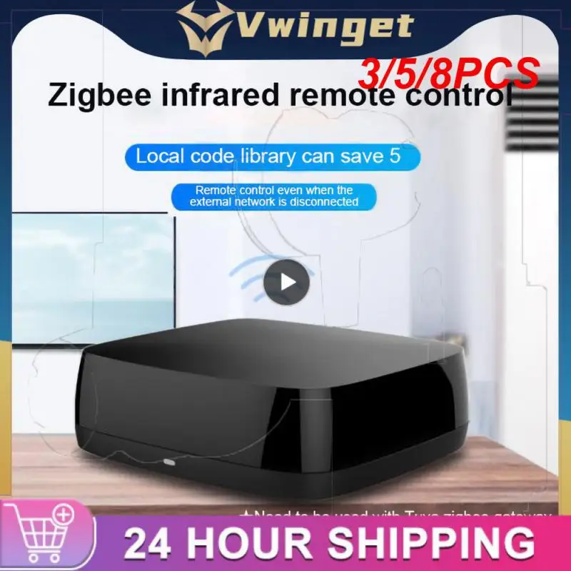 

3/5/8PCS Ir Remote Control 5v 1a Usb Zigbee For Tv Dvd Aud Ac Smart Home Smart Life Universal Infrared Control Tuya