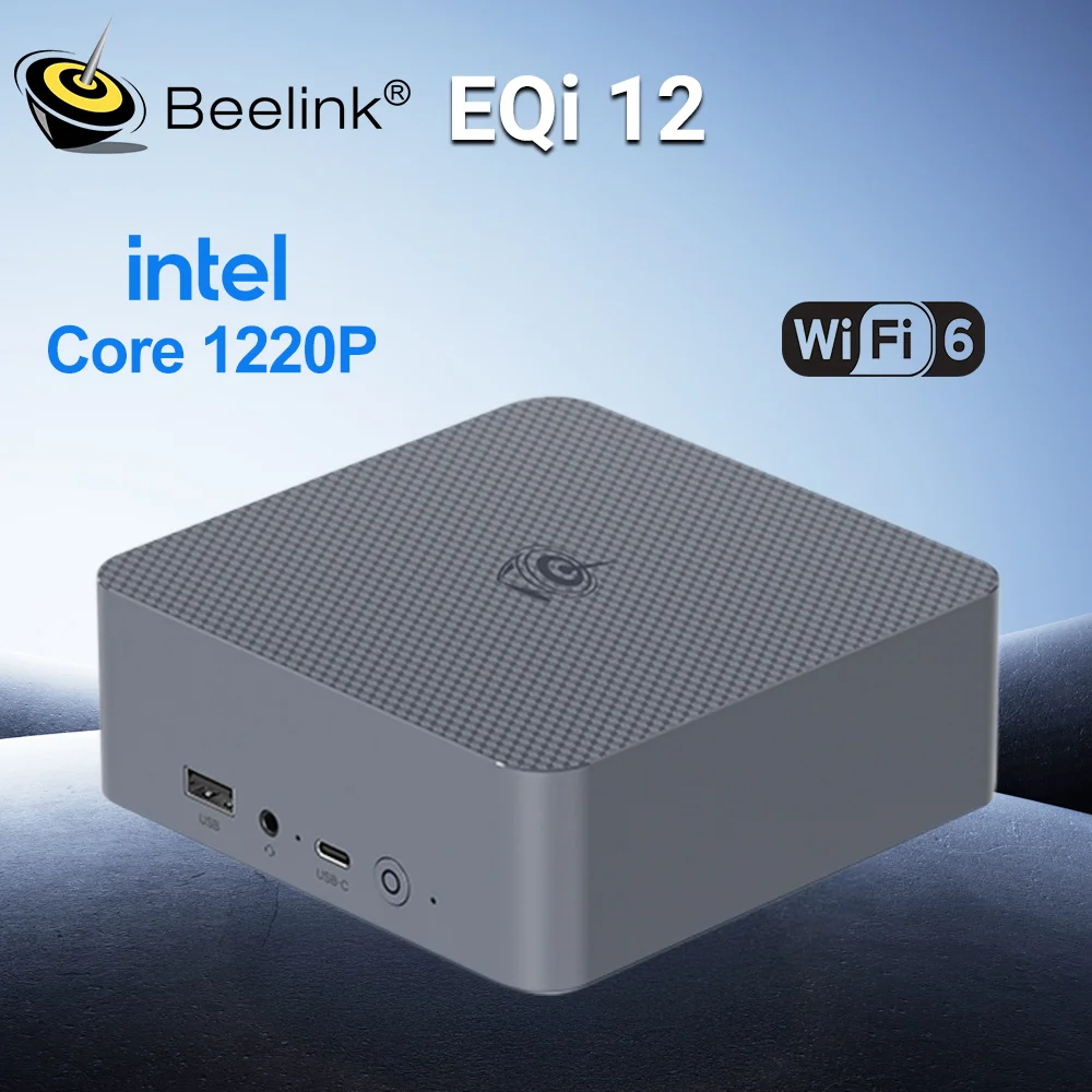 Фото Beelink EQi12 Intel Core i3/i5/процессоры 1220P 12450H 12650H 16G 32G RAM 500G 1T SSD WiFi6 Настольный компьютер VS SEi12 SER5 №1