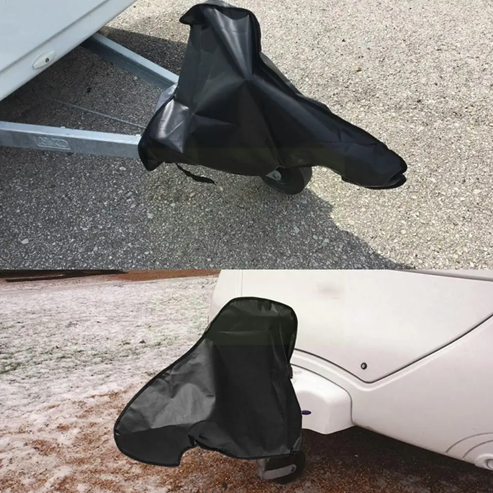 

Caravan Hitch Cover Universal Tow Ball Coupling Lock Breathable Rain Car Protector Accessories Waterproof Cover T7A1