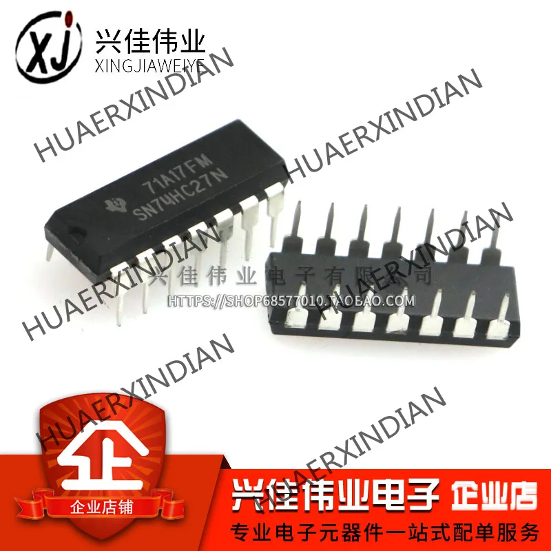

10 шт., абсолютно новые оригинальные фотообои SN74HC27N 74HC27 DIP-14 SN74HC27N