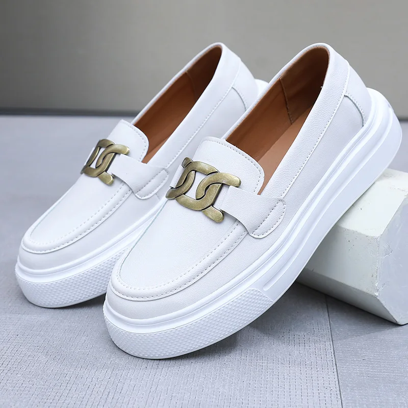 Оригинальные бежевые лоферы мужская модная удобная повседневная кожаная обувь