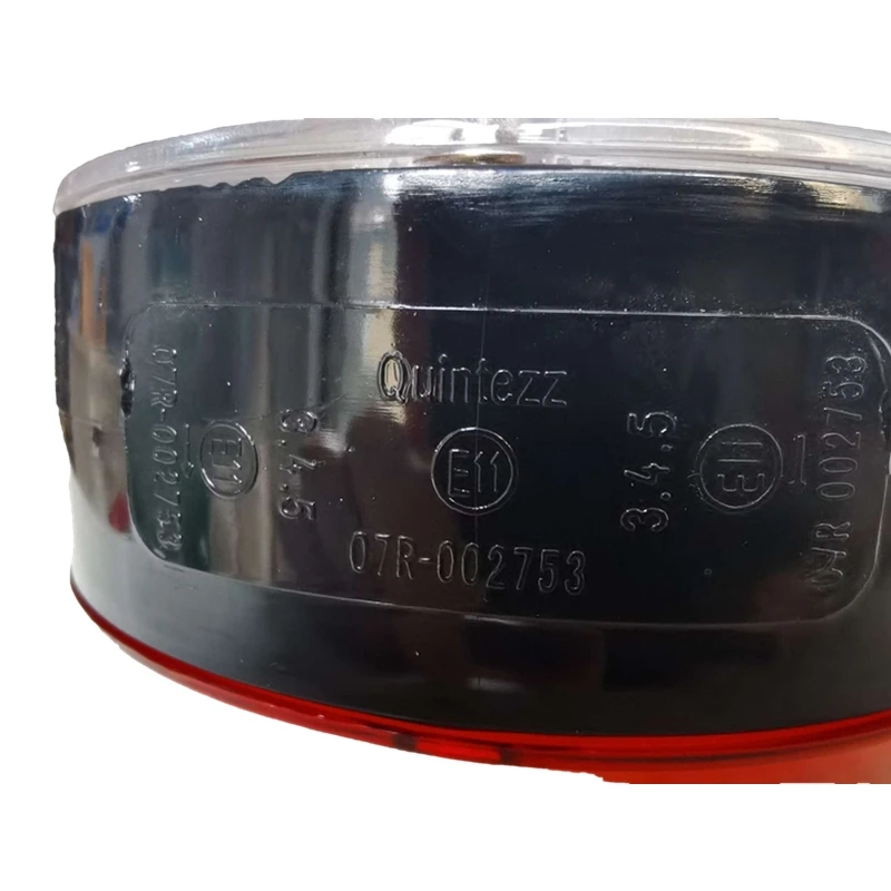 Trailer Truck Lorry Earring Red White Mirror Side Marker Lamp with bulbs 24V For Volvo Scania Benz truck E11