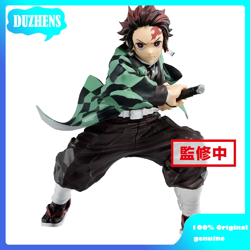 

100% Original:Demon Slayer Kamado Tanjirou Draw a knife 18cm PVC Action Figure Anime Figure Model Toys Collection Doll Gift