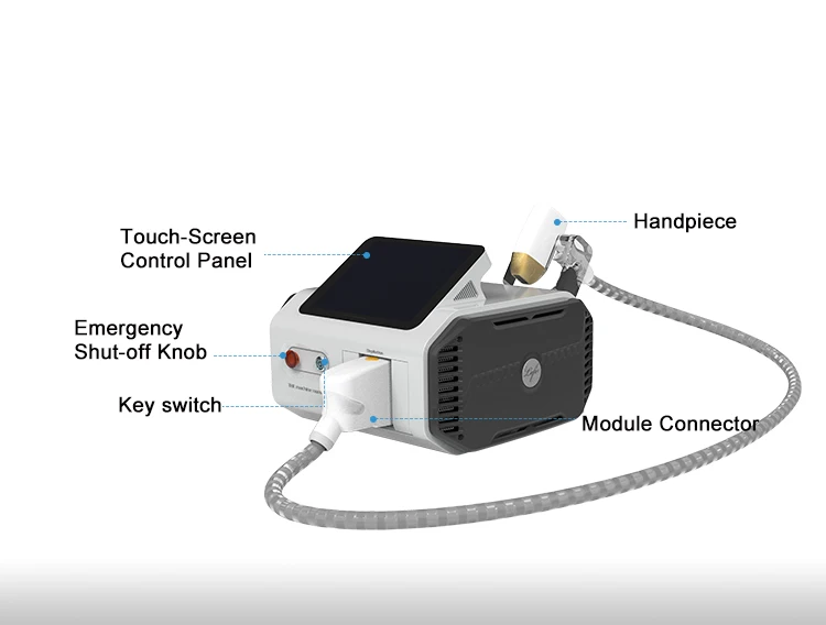 Портативный высокомощный диодный лазер 808 нм профессиональное удаление волос Tria