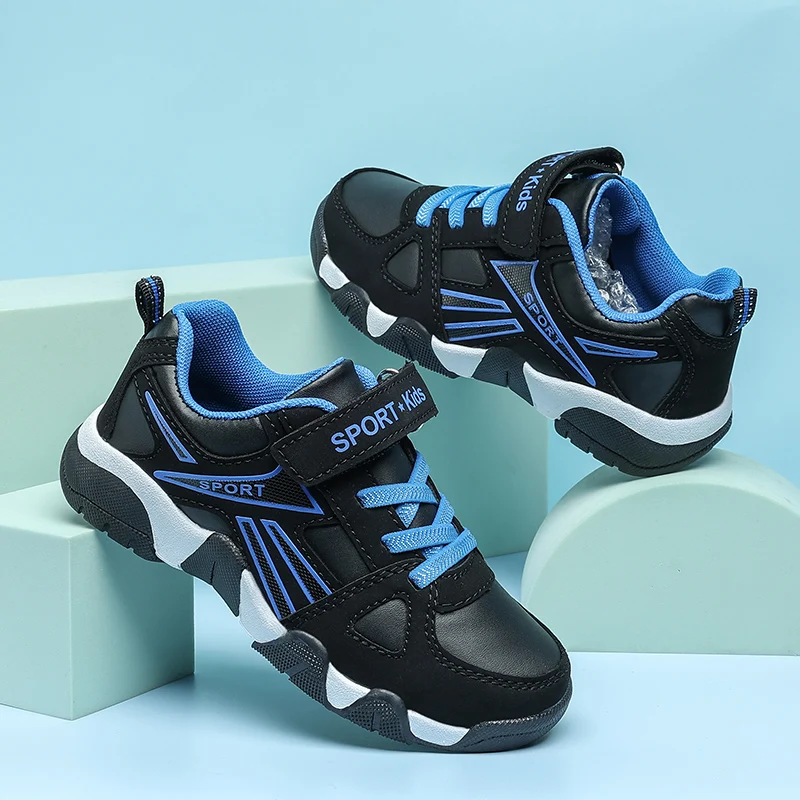 RUMDAX Boys Sneakers Air Cushion Kids Running Shoes Breathable Mesh Anti-slippery Sports Shoes Jogging Flats Child Basket Shoe