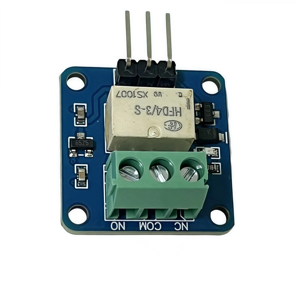 Фото Релейный модуль HFD4/3-S, тонкий 3,3 5 В STM32 51, релейная плата микроконтроллера для переключения сигнала или управления ВКЛ-ВЫКЛ №3