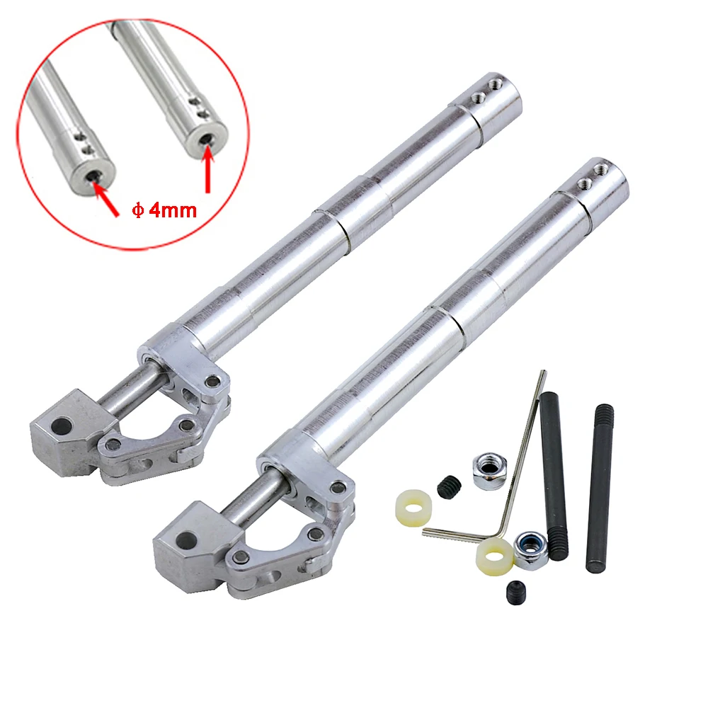 Одна пара отверстий 4 мм 70 мм до 160 мм пружинный задний амортизирующий колени шасси Утягивающее для 3-4 кг радиоуправляемая модель самолета JET EDF часть самолета