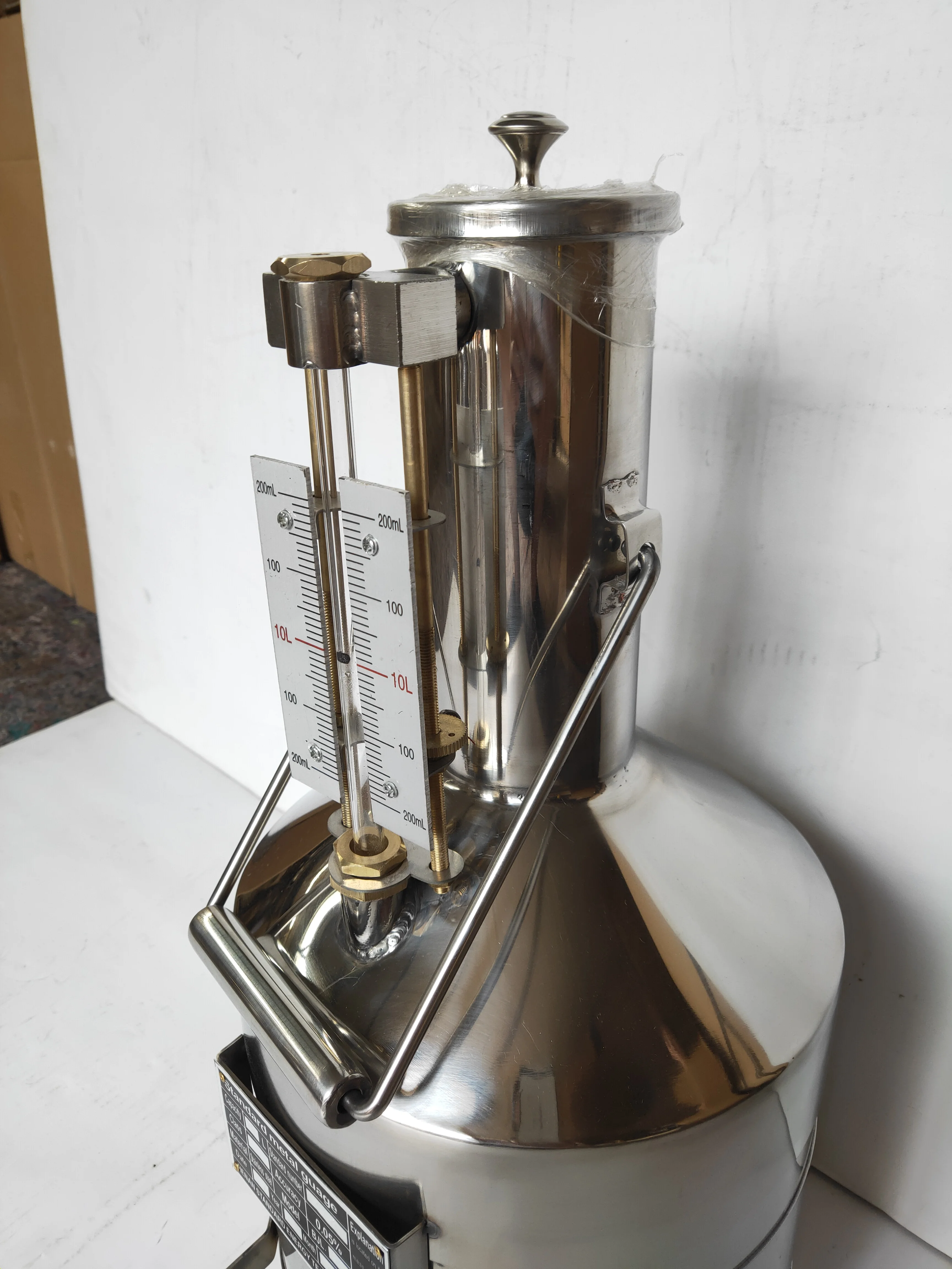 Резервуар со стандартным бензиновым калибром 20 л Серафин типа Ss Dikke Hals Standaard