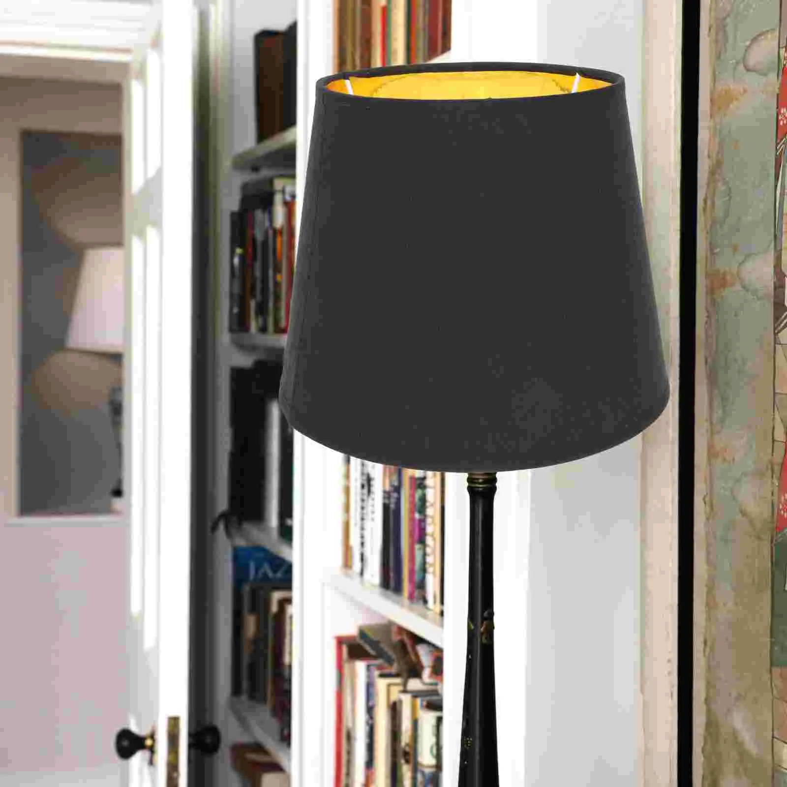 Фонарь для пола с тканевым барабаном |