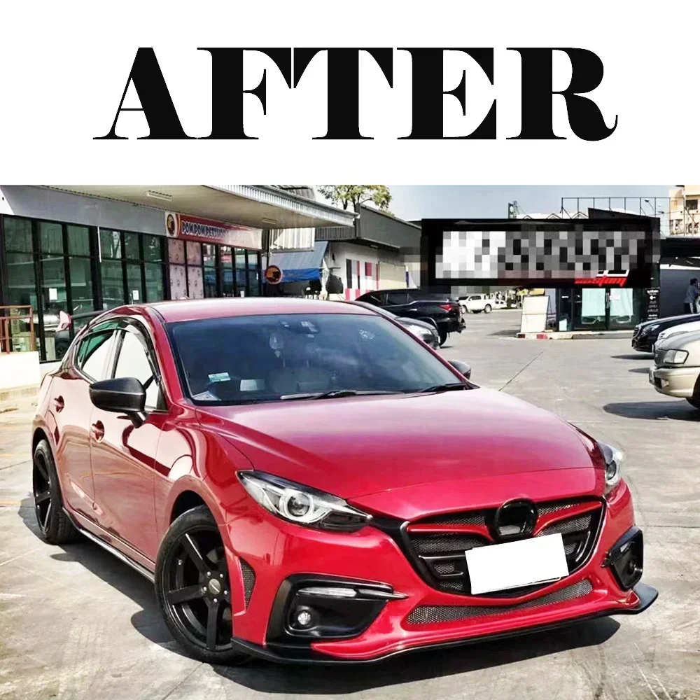 Автомобильные бамперы для Mazda 3 Axela KS 2014-2019 передний бампер обвес автомобиля MAZDA