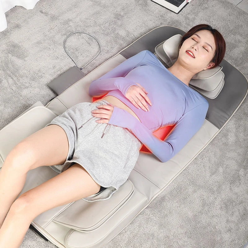 

Airbag Massage Cushion Electric Heating Neck Back Body Kneading Hot Compress Massage Mattress Relaxation Pain Relief For Home