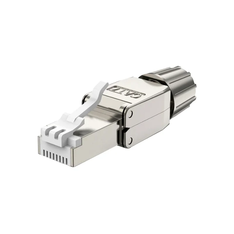Разъем Super CAT 6 Cat 7 CAT RJ45 50U без обжима, кристаллическая головка FTP 8P8C, обжимной разъем сетевого кабеля без перфорации (art.: 3920c7d85c8bc) - 3920c7d85c8bc