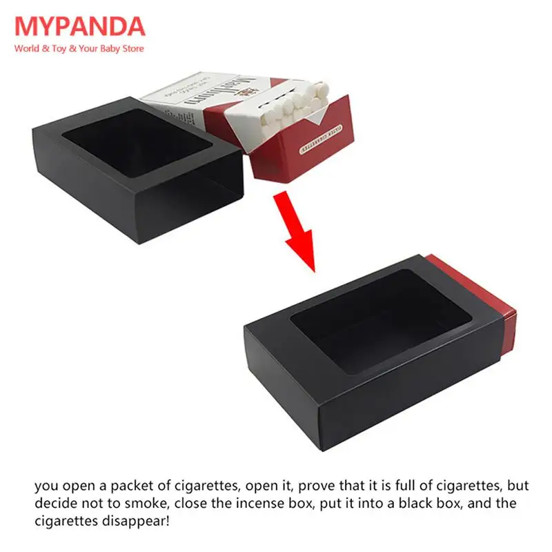 

Vanishing Cigarette Case Magic Tricks Disappearing Vanishing Deck Card Box Close-Up Street Stage Illusions Gimmicks Props