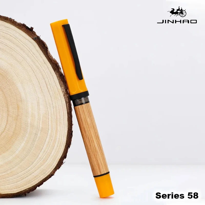 Деревянная перьевая ручка серии Jinhao 58 элегантные роскошные ручки для письма и