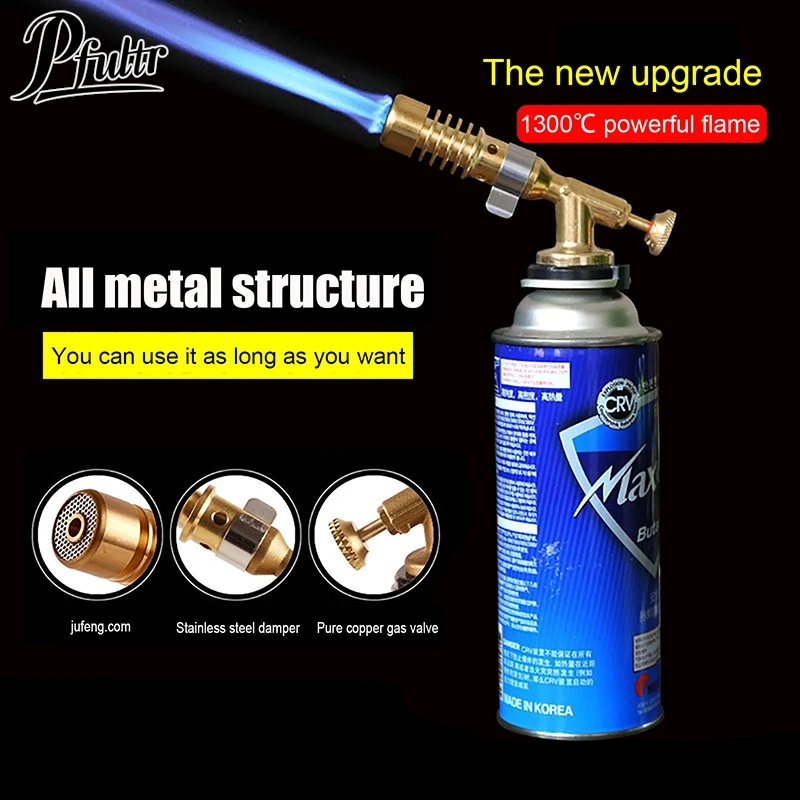 Портативная Сварочная горелка огнемет высокотемпературный латунный Газовый
