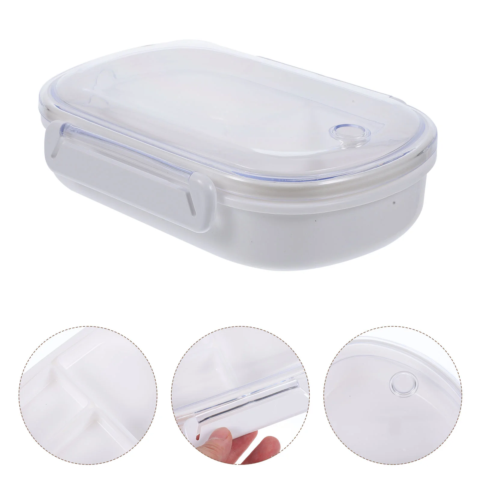 

Divider Bento Lunch Box Food Storage Containers Kids Aldult Fresh Pp Adult Sealed Work Lunchbox Women