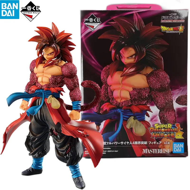 

In Stock BANDAI Ichiban Reward E Dragon Ball Heroes Son Goku ZENO Super Saiyan 4 Boundary Break Anime Action Figure Model Toy