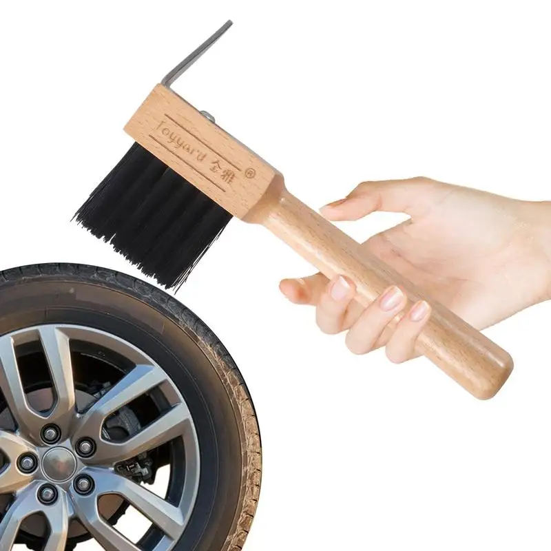 

Hoof Pick Horse Hoof Pick Brush Horse Hoof Pick Brush With Wooden Handle Horse Brushes Grooming Kit For Horses Goats Pigs Cattle