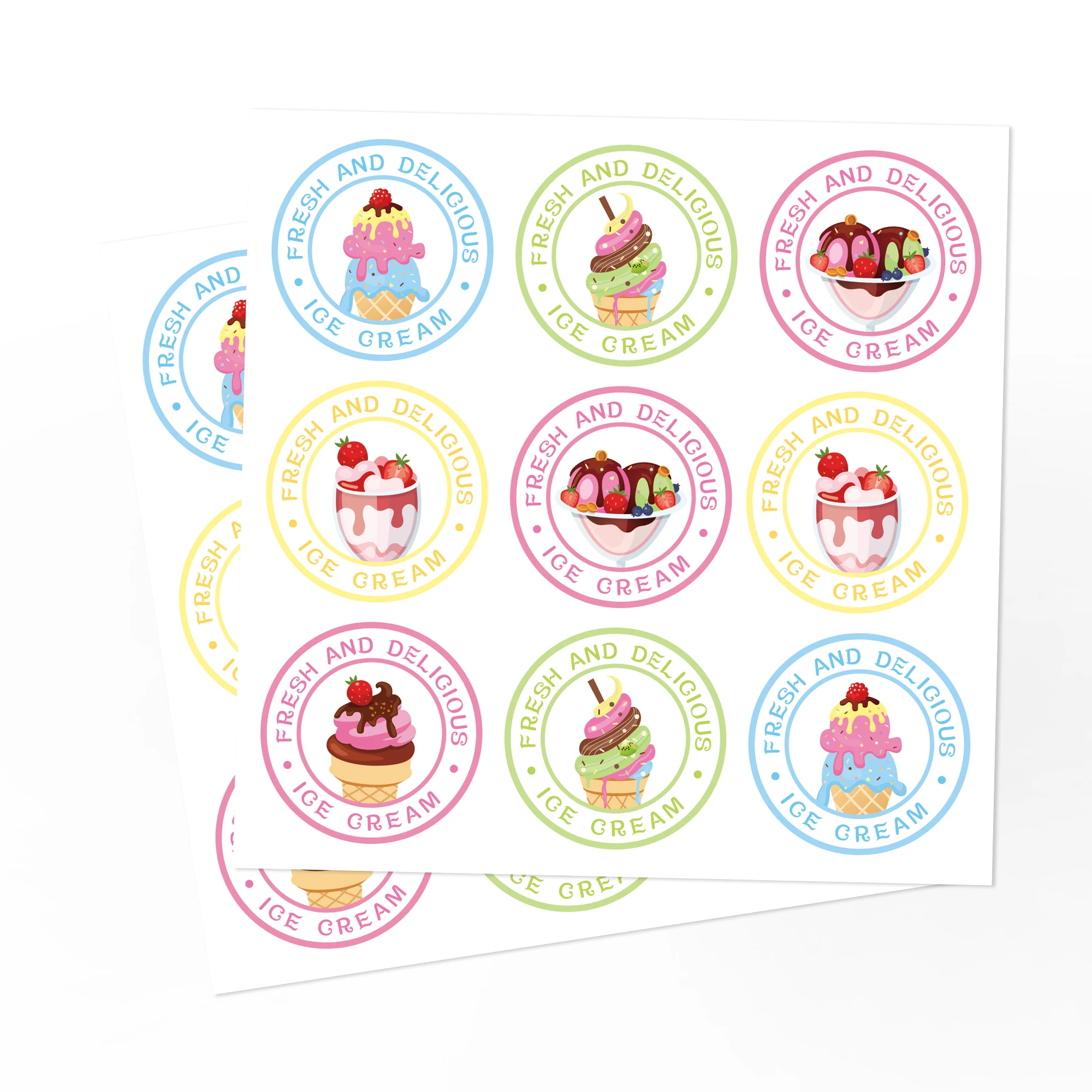 

KK061 180pcs Summer Kawaii Candy Ice Cream Food Cartoon Stickers for DIY Bike Skateboard Fridge Guitar Laptop Luggage Kid Decals