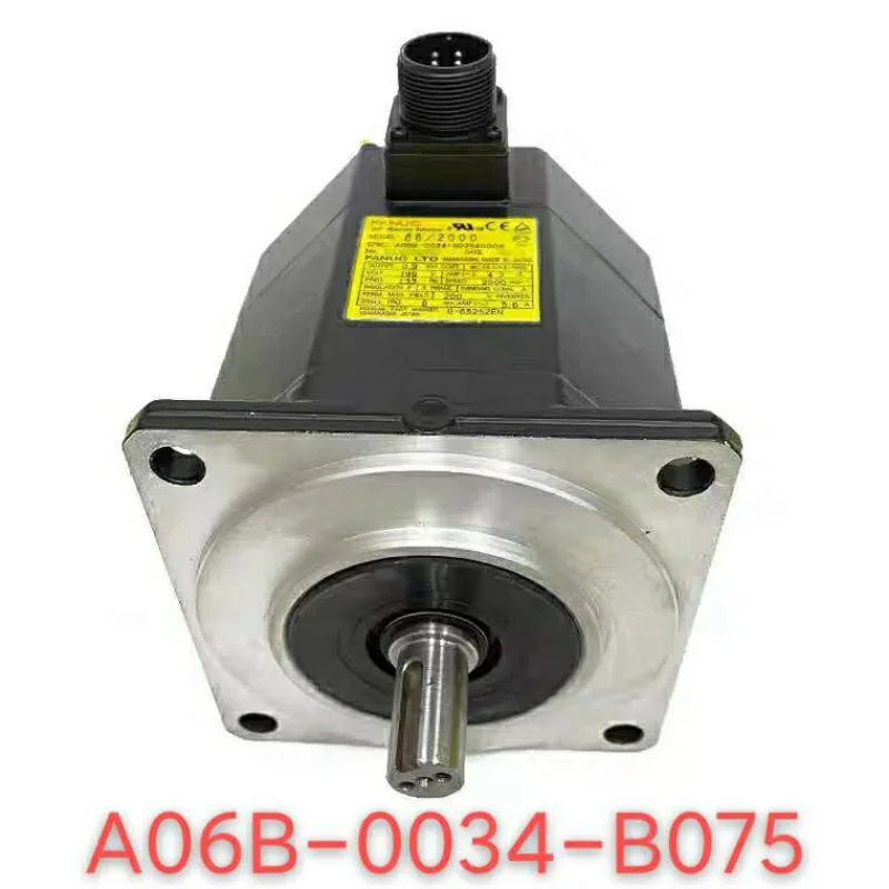 

Second-Hand A06B-0034-B075 A06B-0034-B075#0008 Fanuc Servo Motor Original Japan Tested Ok For CNC Machine