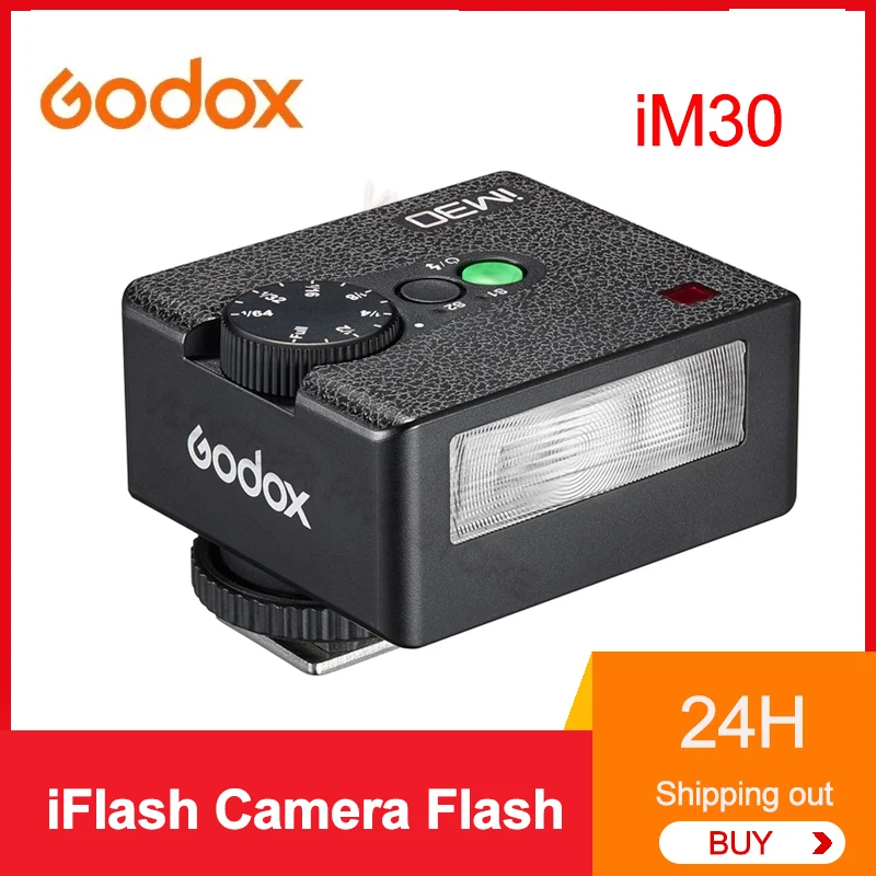 Портативная ручная вспышка GODOX iM30 iFlash mini Ctamera Flash 6500K CCT