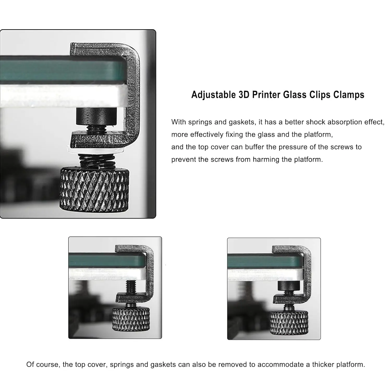 4 шт. комплекты гаек для выравнивания горячей кровати 3D-принтера запасные части