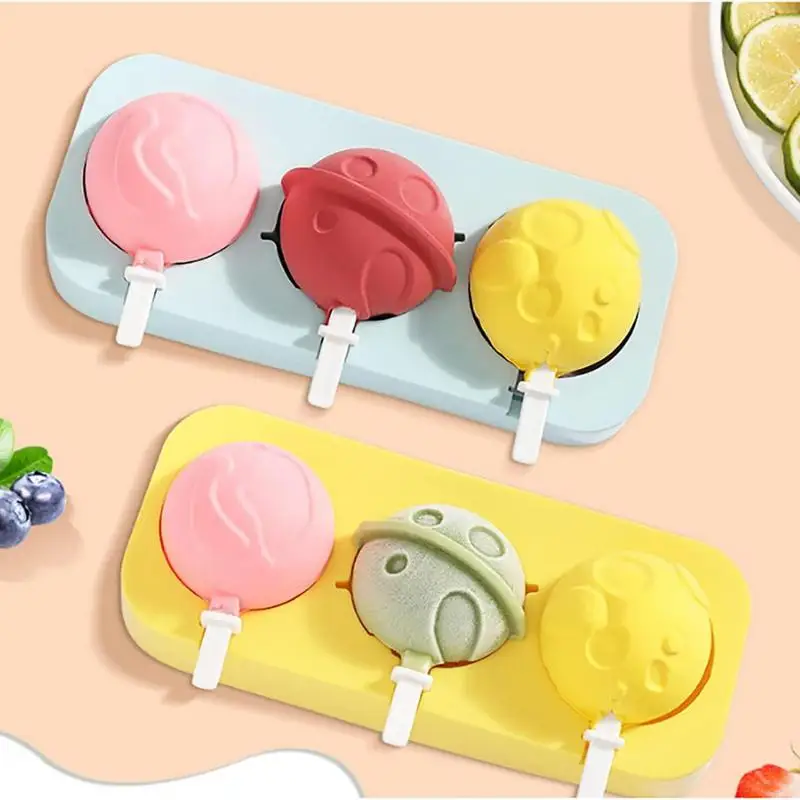 

Силиконовая форма для мороженого, мультяшная форма, форма для мороженого, сделай сам, милый мультяшный мороженое, многоразовая форма для мороженого