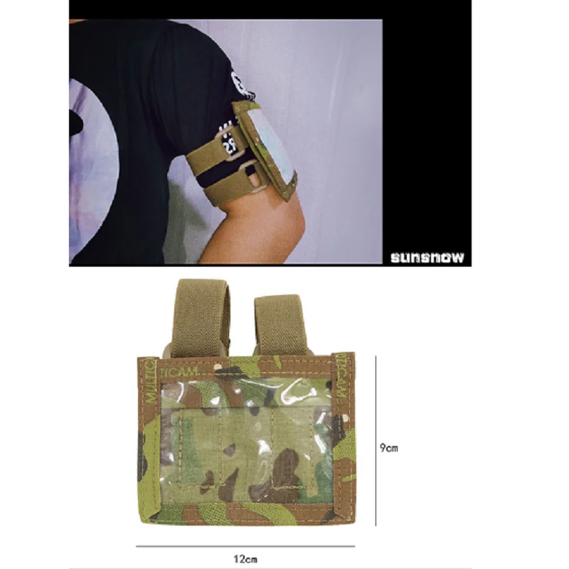 Tactical Training Team Adjustable Arm Waterproof Map Bag 500D DuPont Coadura Fabric