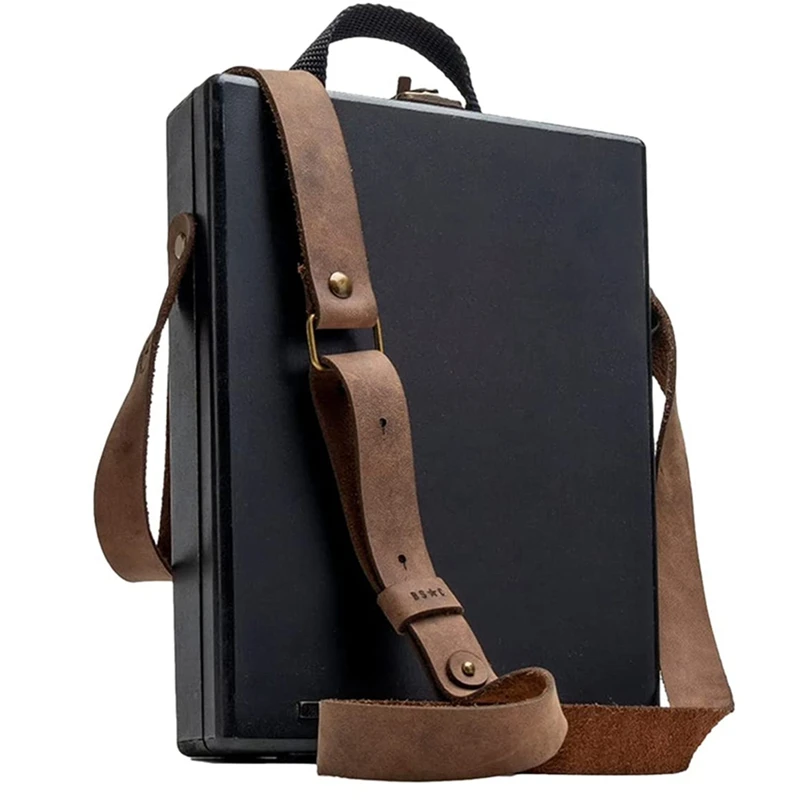 

Writers Messenger Wood Box, Wooden Box With Hinged Lid Shoulder Bag, With Lid Latch Outdoor Sketching Storage Box